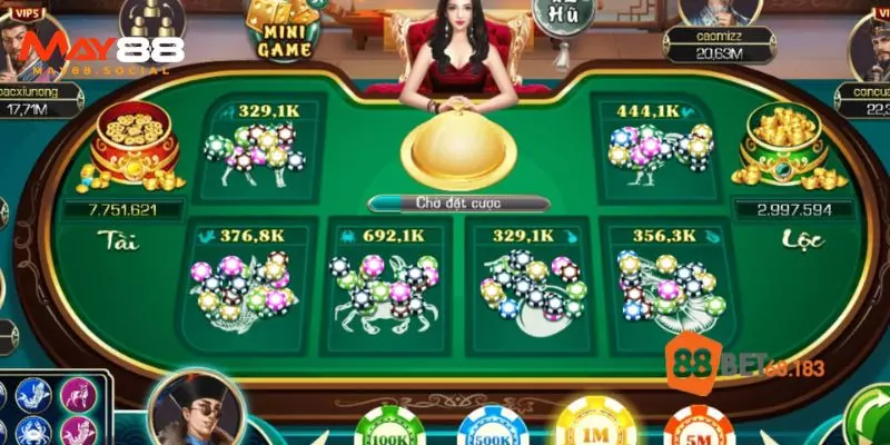 Bầu Cua Tôm Cá May88 - Trải Nghiệm Cảm Giác Thắng Lớn Giới thiệu game bầu cua tôm cá
